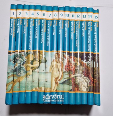 Colectia Marile Muzee ale Lumii - colectie completa Adevarul - 15 volume foto