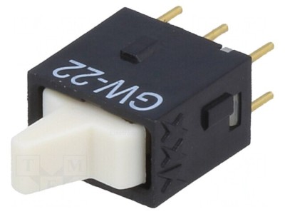 Comutator Rocker DPDT ON-ON 0.01A 28V AC/DC foto