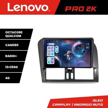 Navigatie Volvo XC60 Lenovo 8 core QLED 2K 12+256 360 Android Waze USB Navigatie Internet Youtube Radio CarStore Technology