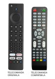 Telecomanda inlocuitoare TV Grundig ALD187R-4 compatibil cu originalul cod ER9564 (564), Oem