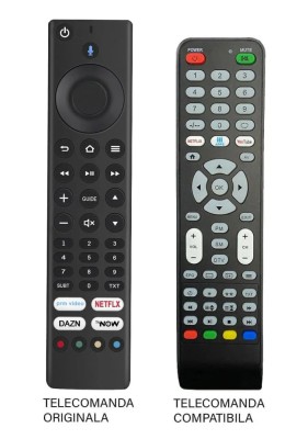 Telecomanda inlocuitoare TV Grundig ALD187R-4 compatibil cu originalul cod ER9564 (564) foto