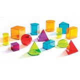 Set figuri geometrice transparente, Learning Resources