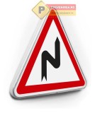 Indicator pentru curba dubla la dreapta