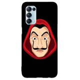 Husa compatibila cu Oppo A74 5G model Money Heist, Silicon, TPU, Viceversa, Transparent, Carcasa