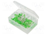 Set LED THT 5mm 50buc Verde OPTOSUPPLY