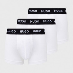 HUGO boxeri (3-pack) bărbați, culoarea alb 50469786