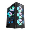 Sistem GAMING Quantum, 8th-Gen Intel&reg; SIX-CORE&trade; i5-8400 4.00GHz Turbo, 8GB DDR4, 128GB SSD + 1TB HDD, Radeon RX550 4GB GDDR5