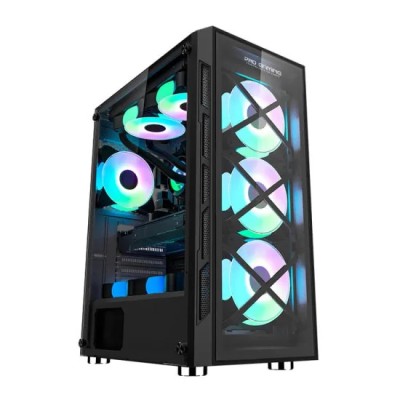 Sistem GAMING Leader, 9th-Gen Intel&amp;reg; SIX-CORE&amp;trade; i5-9400F 4.10GHz Turbo, 16GB DDR4, 256GB SSD + 1TB HDD, GeForce GT710 2GB GDDR3 foto