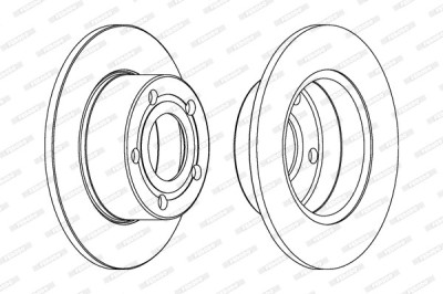 FERODO DDF321 PREMIER Disc frana foto