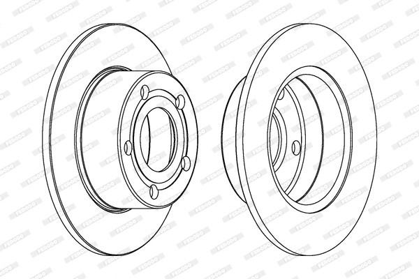 FERODO DDF321 PREMIER Disc frana
