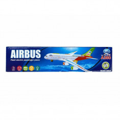 Avion jucarie Airbus A380 cu lumini 30CM foto