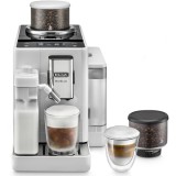 Espressor automat De&rsquo;Longhi Rivelia EXAM 440.55.W, 0132215473, 2 recipiente pentru boabe, Tehnologie Bean Adapt, carafa cu tehnologie LatteCrema Hot,