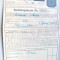 A581-I-Cetificat actiuni vechi Oberbayern Germania 1946. Carton, 21/ 15 cm.