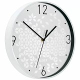 Ceas pentru perete Leitz WOW silentios rotund 29 cm alb