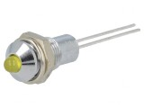 Lampă LED Galbenă &Oslash;6,2mm IP40 pentru PCB