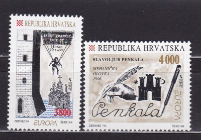 CROATIA 1994 EUROPA CEPT SERIE MNH foto