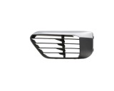 Grila bara fata BMW X1 (F48), 06.2015-, fata, partea stanga, cu material argintiu