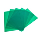 Mapa plastic A4 cu doua deschideri 100/set Noki verde