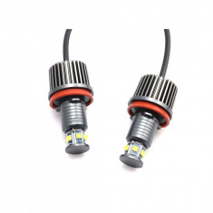 Set 2 becuri LED 80W Marker Angel Eyes compatibil BMW Seria 3 E90 E91 Facelift