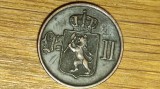 Cumpara ieftin Norvegia - moneda de colectie rara - 1 ore 1891 bronz - Oscar II - impecabila !