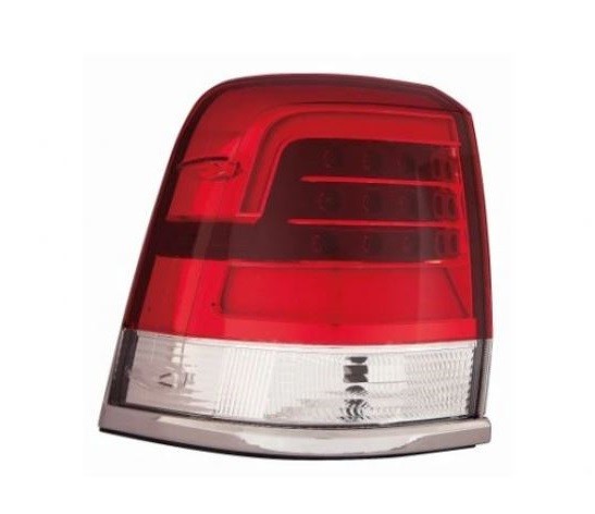 Stop, lampa spate TOYOTA LAND CRUISER V8 (FJ200), 08.2015-, DEPO, partea stanga, exterior; LED+WY21W; fara soclu bec;