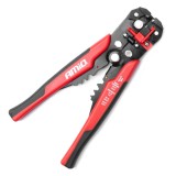 Cleste automat pentru dezizolat si sertizat cabluri AMiO, multifunctional, 0,2-6,0 mm2, 10-24 AWG, taietor integrat, reglaj lungime si forta, 205 mm