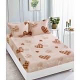 Cumpara ieftin Husa de Pat Cocolino cu Elastic + 2 Fete de Perna pentru Pat Dublu - FR121