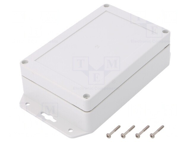 Carcasă universală ABS gri deschis 100x150x45mm