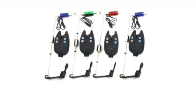SET 4 SENZORI /AVERIZORI PESCUITSI 4 SWINGERI CU LED LUMINOSI foto