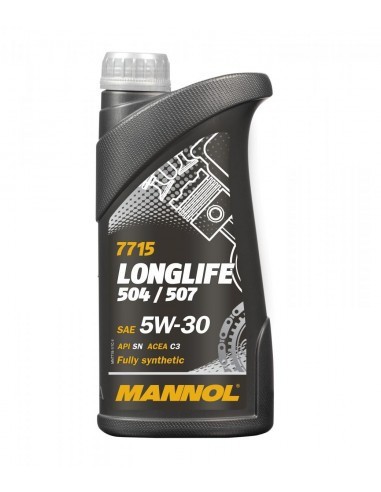 Ulei pentru motor MANNOL O.E.M. Longlife 504/507 5W-30 LL 1L