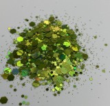 Chunky Glitter Light Green, Erfello Candle Co