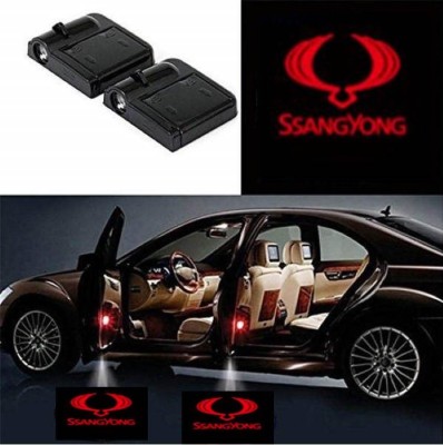 Set 2 Lampi Proiectoare Led Logo Universale SSANGYONG foto