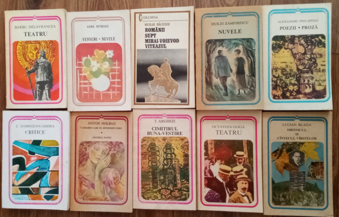 Lot de 10 cărți din Colecția Arcade de la Editura Minerva