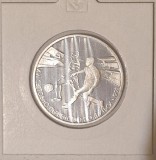 Bulgaria 500 Leva 1996, KM#219 16th World Football Championship, France, argint, Europa