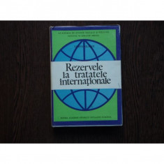 Rezervele la tratamente internationale , Edwin Glaser , 1971