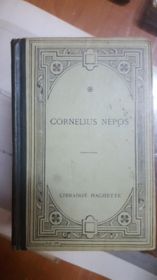 Cornelius Nepos, Texte latine, de A. Monginot, 1921 foto