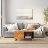 Gossi masuta de cafea, maro si negru, 80x50x40 cm, lemn masiv mango