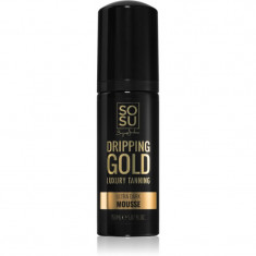 Dripping Gold Luxury Tanning Mousse Ultra Dark spuma autobronzanta pentru un bronz intens 150 ml