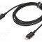 Cablu Apple Lightning la USB C 1m 20W negru BASEUS