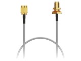 Cablu RP-SMA tată la RP-SMA mamă maro 300mm 0-3GHz GCT -40&divide;125&deg;C