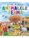 Cumpara ieftin Animalele de la ferma. Carte puzzle (6 puzzle-uri cu 20 de piese)/***