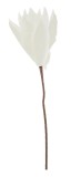 Cumpara ieftin Set 3 flori artificiale albe maro 30x74h