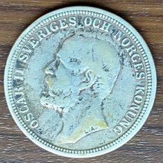 Moneda Suedia - 2 Kronor 1897 - Argint