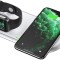 Choetech T317 T317 2in1 Dual Wireless Charger &Icirc;ncărcător pliabil pentru Apple Watch (cu certificat MFI)