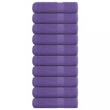 VidaXL Prosoape de baie 10 buc Violet 100x150 cm 360 g/m&sup2; 100% bumbac