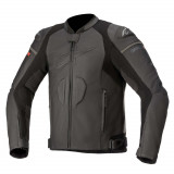 Cumpara ieftin Geaca Moto Piele Alpinestars GP Plus V3 Rideknit, Negru, Marime 56