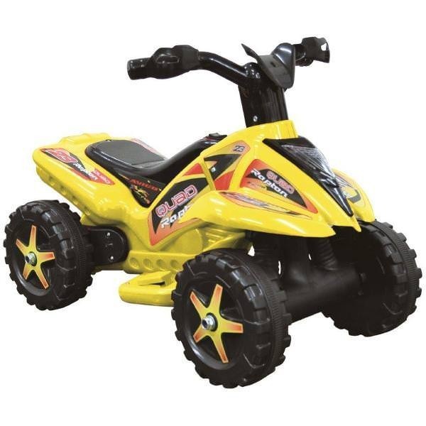 ATV electric cu pedala acceleratie - Galben ATV electric cu pedala acceleratie - Galben