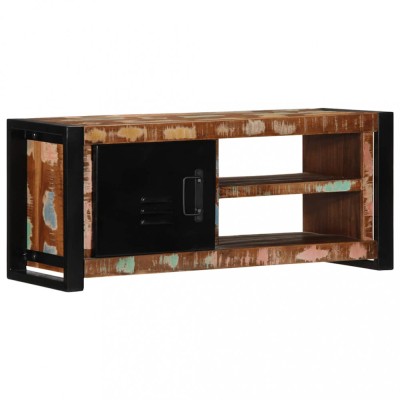 vidaXL Dulap TV 80x30x35 cm lemn masiv recuperat foto