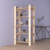VidaXL Bibliotecă/Separator cameră, 80x35x160 cm, lemn masiv de pin