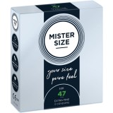 Mister Size-Prezervative Xs 47 mm (3 Bucăți)-Latex